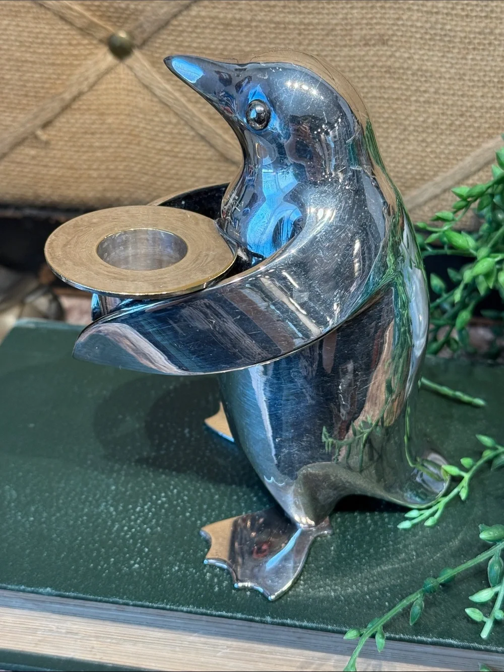 Restoration Hardware Penguin Candle Holder